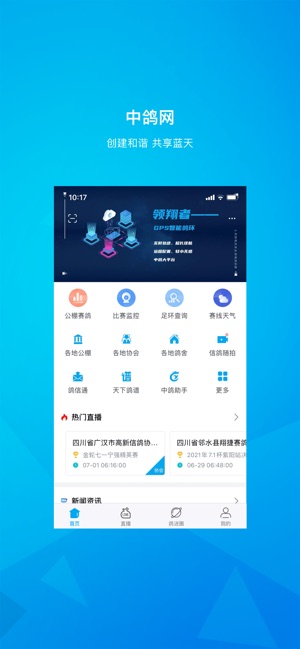 中鸽网截图1