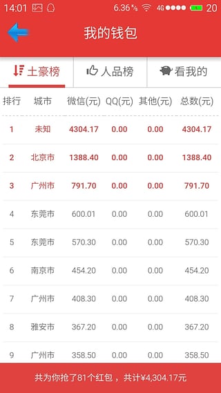 积信抢红包截图2