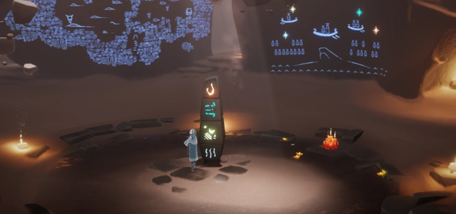 光遇晨岛试炼洞怎么进