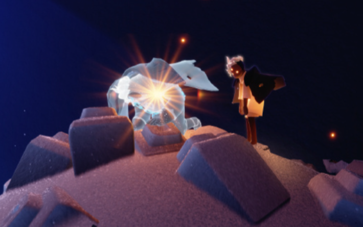 光遇星光沙漠先祖怎么飞上去拿