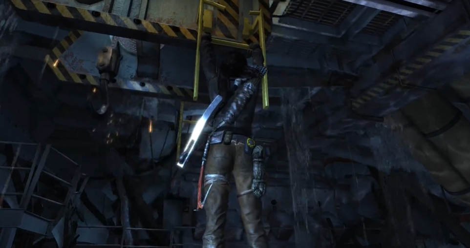 古墓丽影9救艾利克斯怎么爬管子