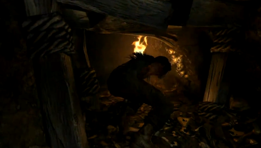 古墓丽影怎么逃出山洞