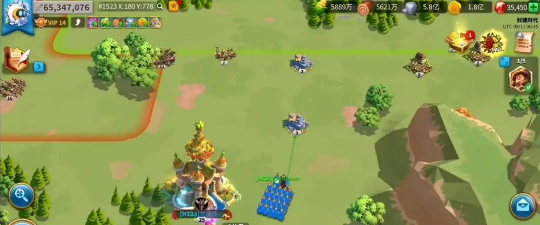 万国觉醒如何控制部队进攻方向