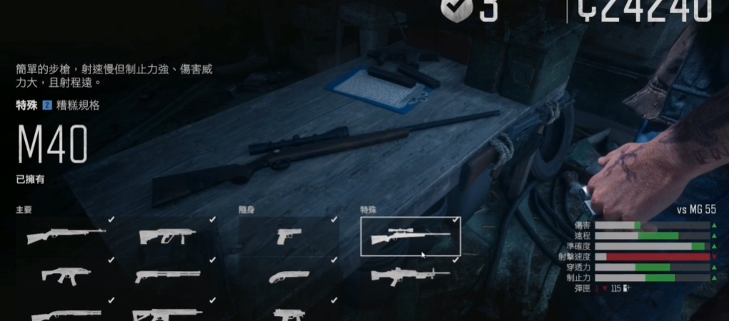 往日不再前期用什么枪