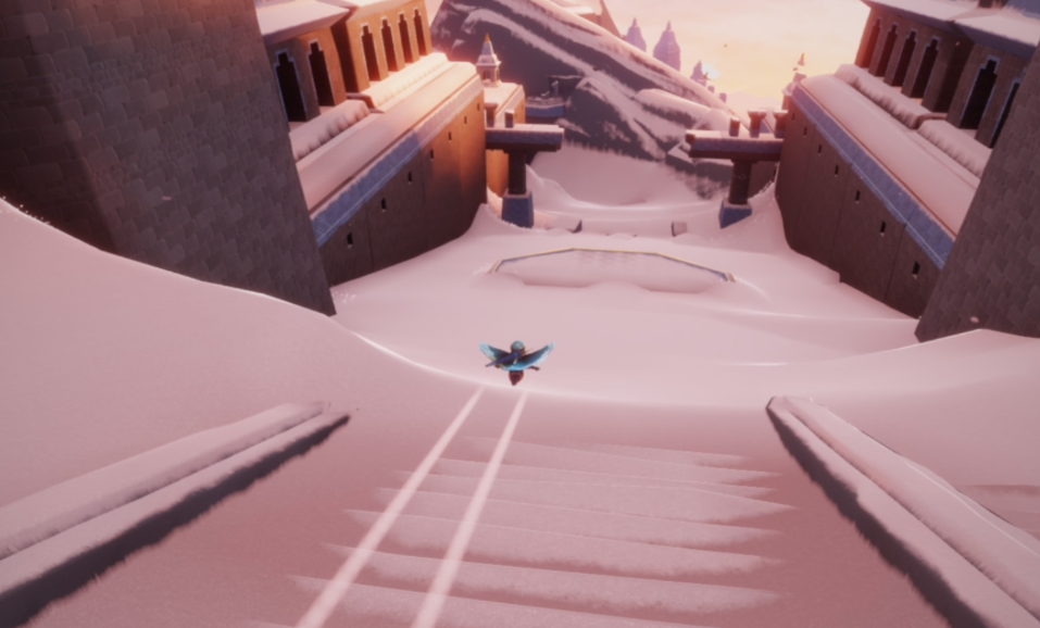 光遇风行季霞谷滑雪怎么过