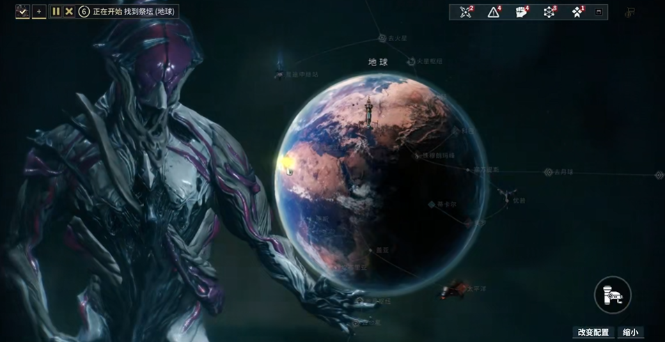 星际战甲银光林地任务祭坛在哪