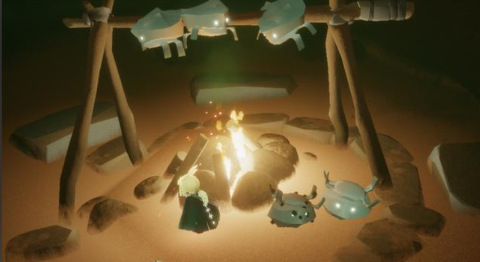 光遇里面怎么烤螃蟹