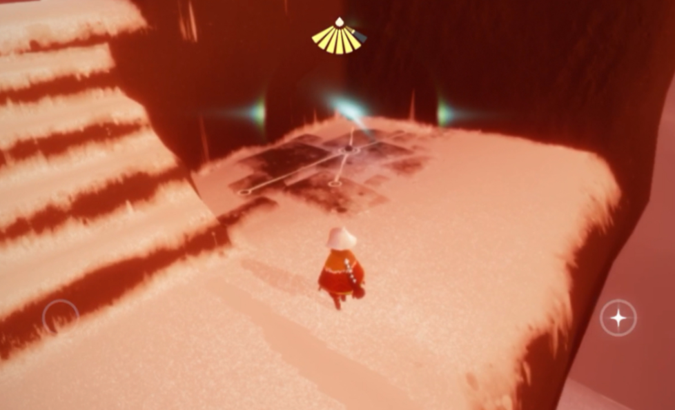 光遇霞谷怎么飞进去