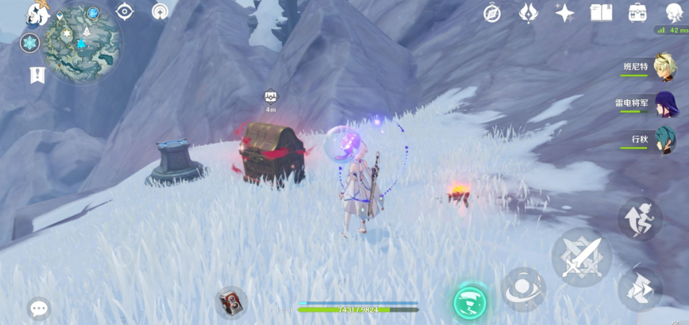 原神在寒冰期怎么爬山