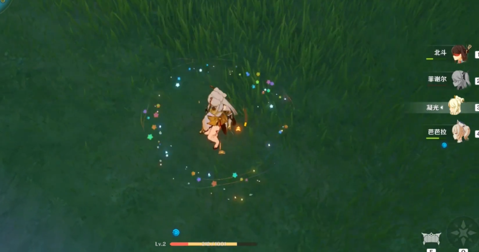 原神怎么让角色倒在地上