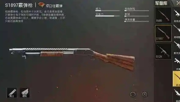 绝地求生霰弹枪有哪些