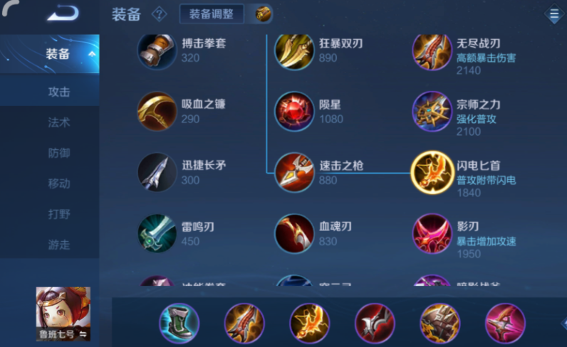 王者荣耀鲁班怎么搭配出装铭文