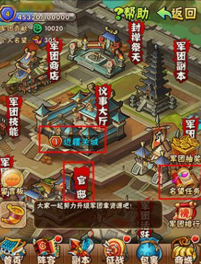 少年三国志军团商店在哪里