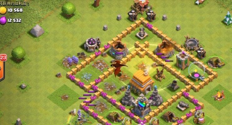 部落冲突偷钱怪怎么打