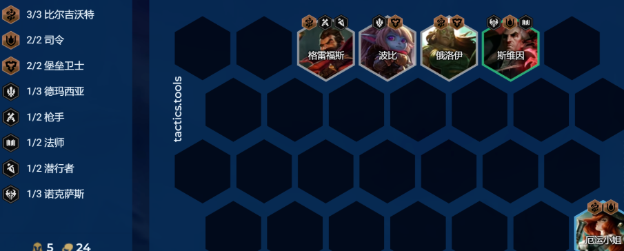 云顶之弈过渡阵容怎么搭配