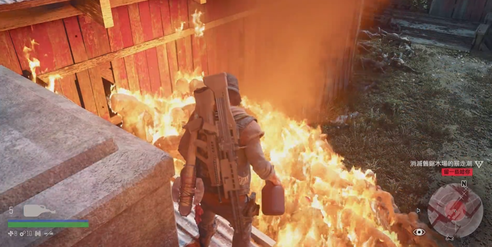 往日不再伐木场尸潮怎么打